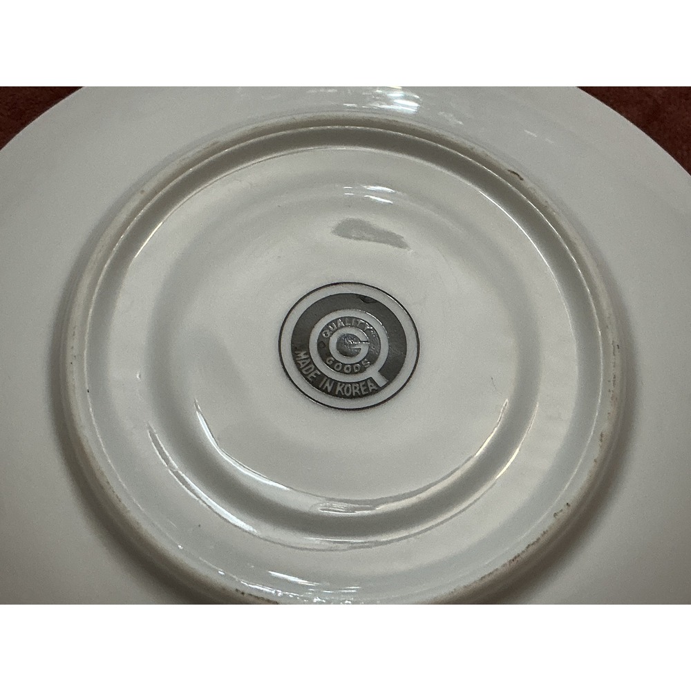 Vintage Quality Goods Canada Provinces Crests Souvenir Saucer Plate 4.75in - Picture 3 of 8